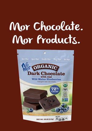 Mor Chocolate. Gluten-Free. Mor Product.