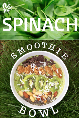 NibMor Spinach Smoothie Bowl Recipe