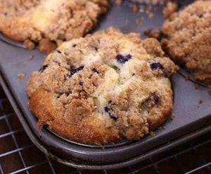 Welcome Fall with nib mor's Blueberry + Dark Chocolate Muffins