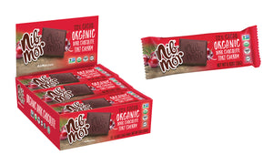 Organic Cherry .92oz Bar 72% Cacao - Pack of 12, Organic Bars, NibMor, NibMor, LLC - NibMor
