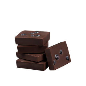 Dark Chocolate Bites with Real Wild Maine Blueberries 5.4oz Bag - Pack 6, Natural Bars, NibMor, NibMor, LLC - NibMor