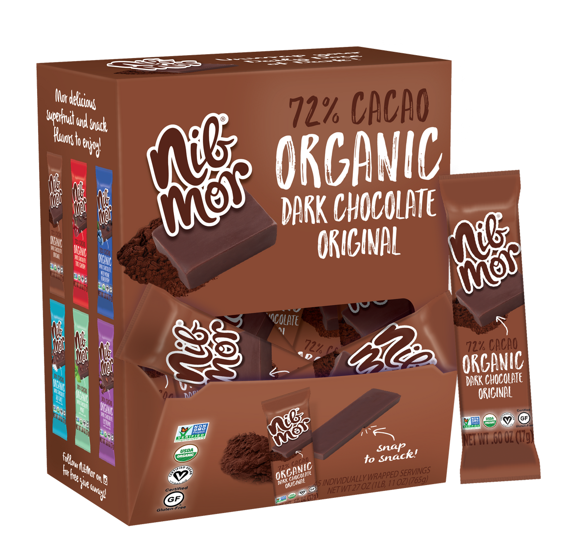Organic Daily Dose - Original 45 Count, Daily Dose, NibMor, NibMor, LLC - NibMor